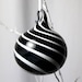 limited edition black and white ornament - number 1