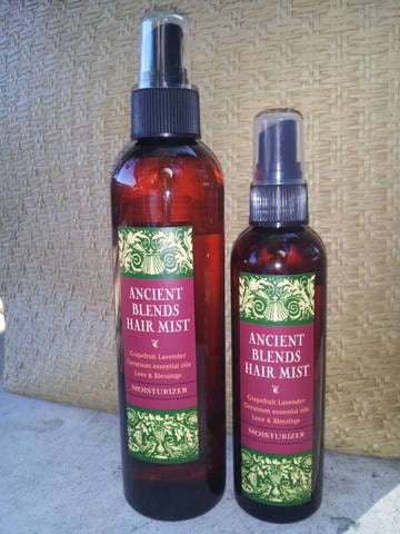 Ancient Blends Re-hydrating Moisture Hair Oil Mist... LARGE 8ozs