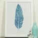 Natural Feather Illustration Print