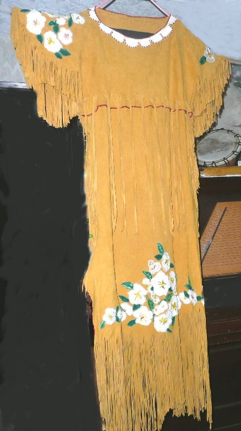 Cherokee Rose Leather Dress