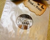 Halloween Glassine Bags & Tags - CANDY - 4 1/2 x 6 3/4
