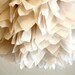 tissue paper pom ... pearl ... 1 Pom