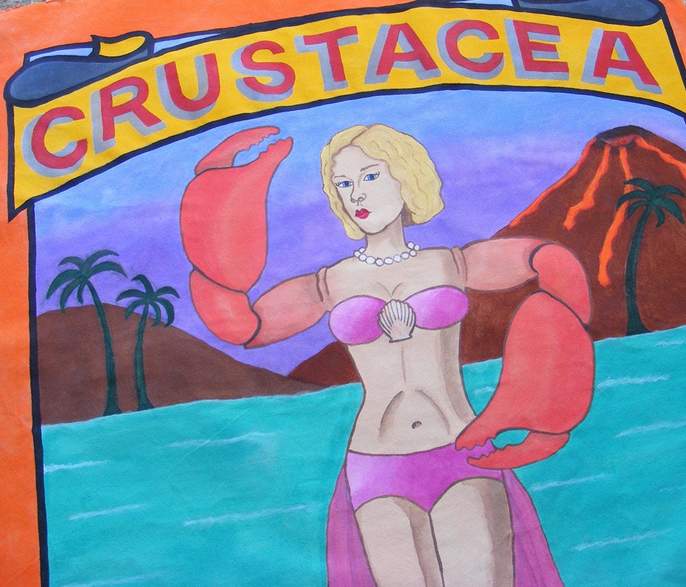 Crustacea - Original Sideshow Banner OOAK