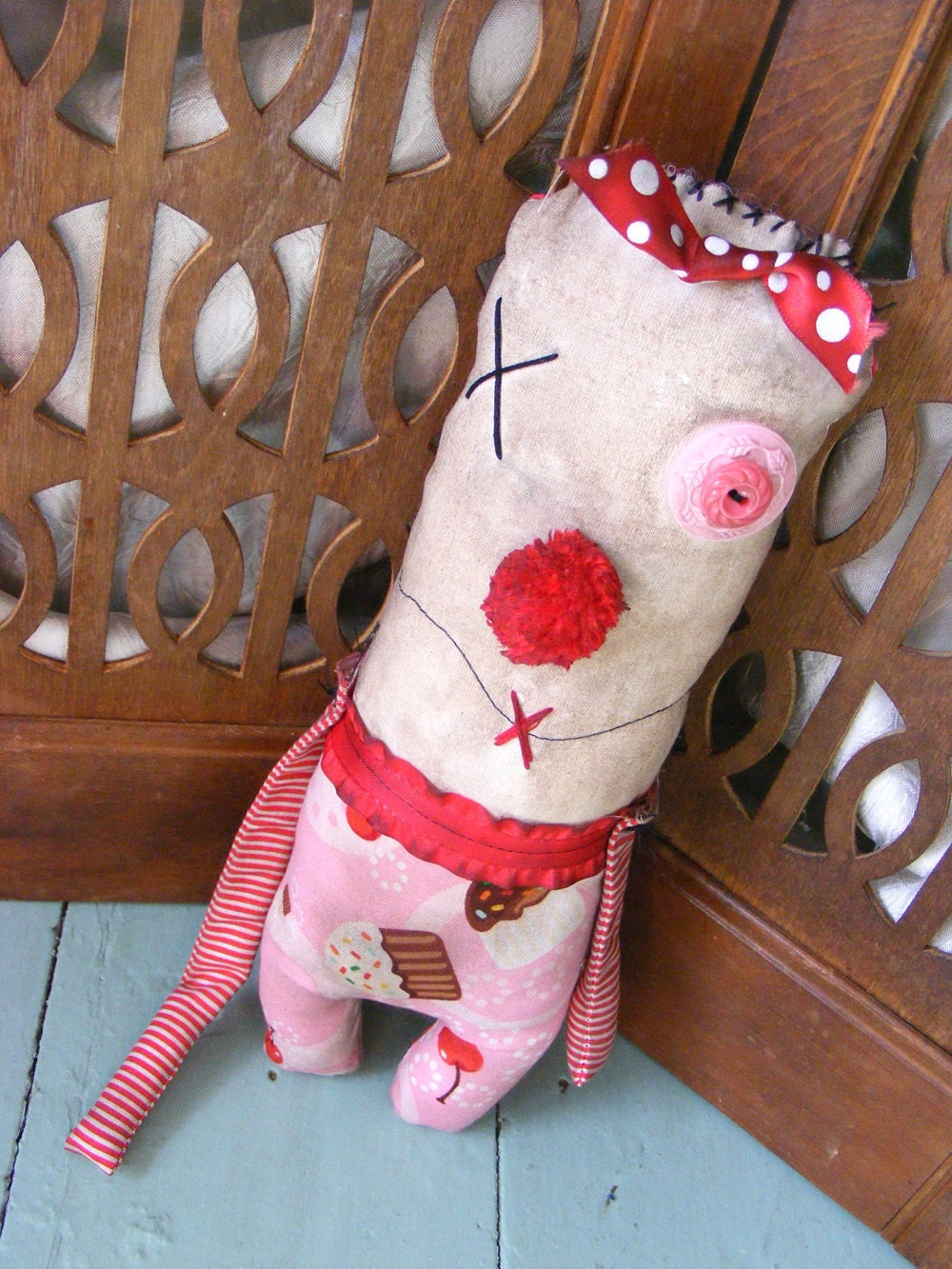 Baby Cakes - Modern Vintage Rag Doll