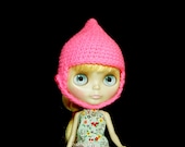 HOT PINK Gnome Helmet for Blythe