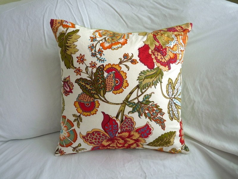 18 x 18 inch pillow cover with zipper closure