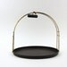 Modernist Cast Iron/brass Black Tray. Danish Modern Tray.