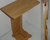 New Solid Oak Wood FOLDING Sofa Server TV / RV / Snack Tray Laptop Table