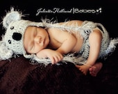 Koala hat and diaper cover - MADE TO ORDER- newborn size