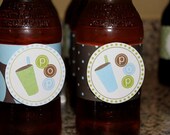 She's About to Pop Baby Shower Soda Bottle Wrappers (24)