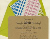 Birthday Invitations