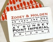 Zooey & Holden Wedding Invitation Set