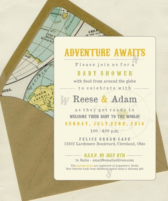 Welcome to the World Baby Shower Invites