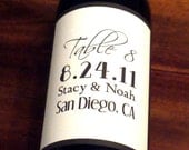 Wine Label, Wedding Wine Label, Custom, Personalized, Label, Table Numbers, Place Cards, Sticker, Party, Favor, Decoration, Bridal Shower