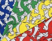 Doodle Basset (Small) Quilting Weight Cotton Fat Quarter