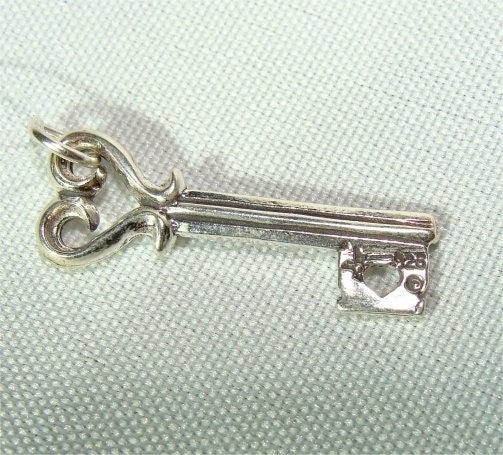 Sterling Silver KEY Charm for the REALTOR or New Home Owner