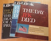 Kennedy Look magazines 1960s- JFK Assassination news- vintage, historical