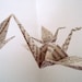 Words of Peace - Paper Crane Mobile