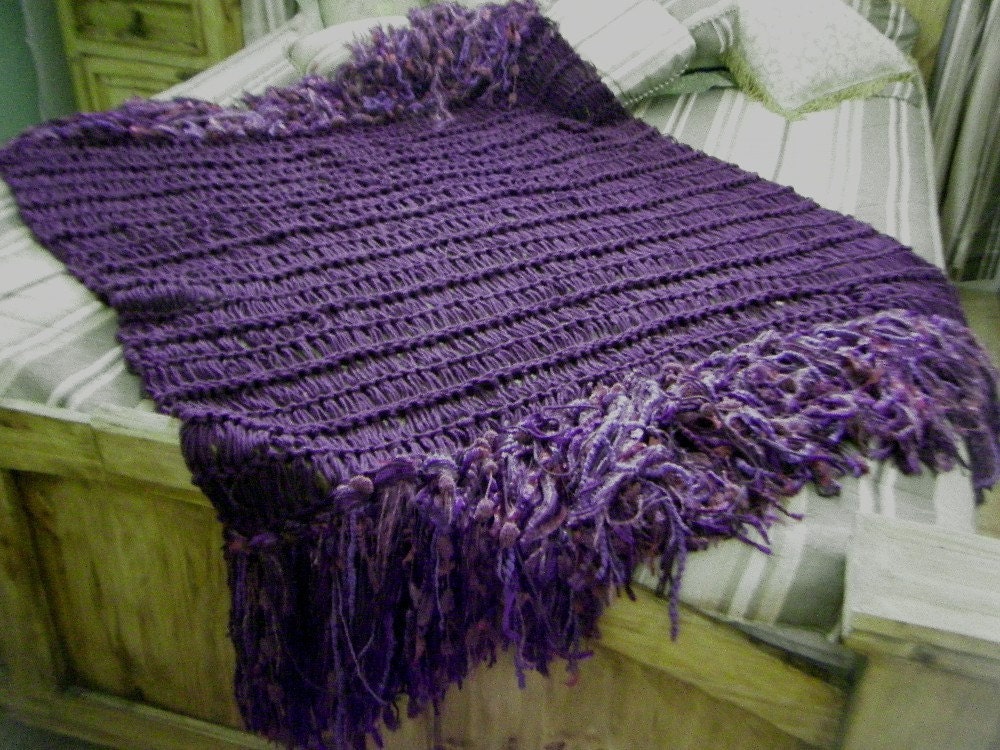 Buy buy home decors - Deep Purple Blanket Purple Throw Blanket Dark Purple Home Decor Violet Eggplant Plum Amethyst Grape Purple Afghan