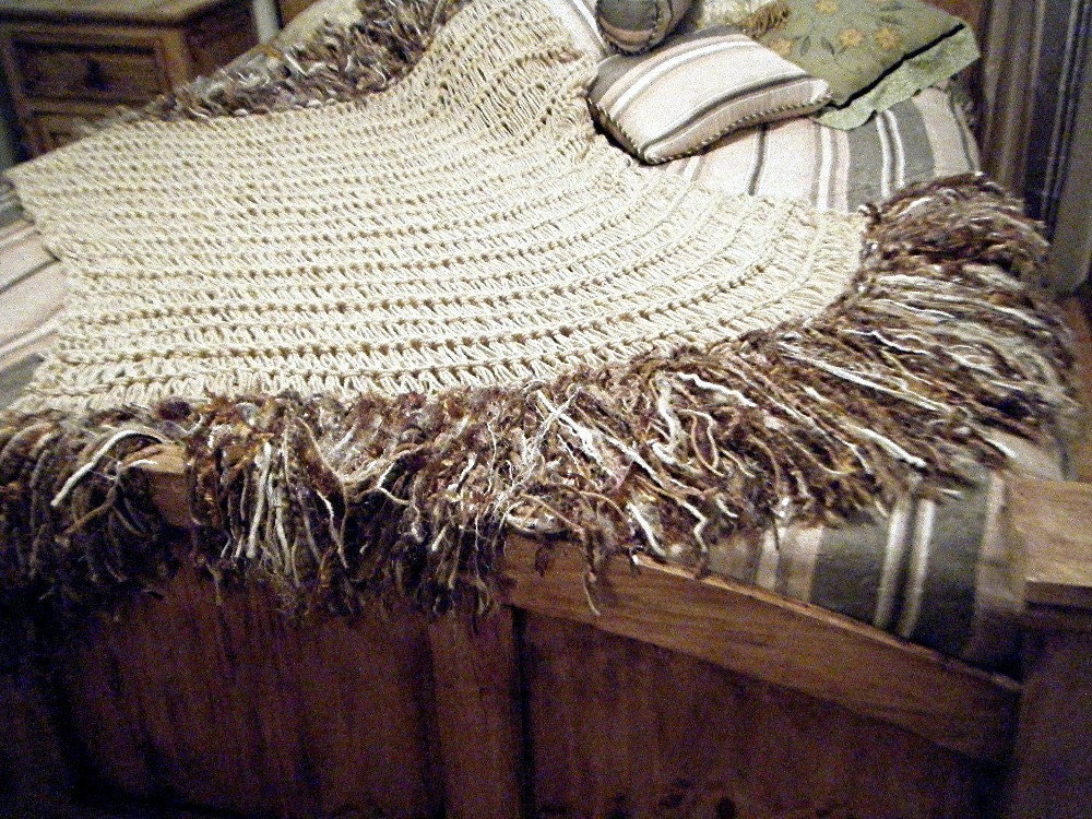 Fringe Throw Home Interiors Design Decor Blanket. Afghan Lap Warmer, CHOOSE COLORS, a Few Ideas Shown