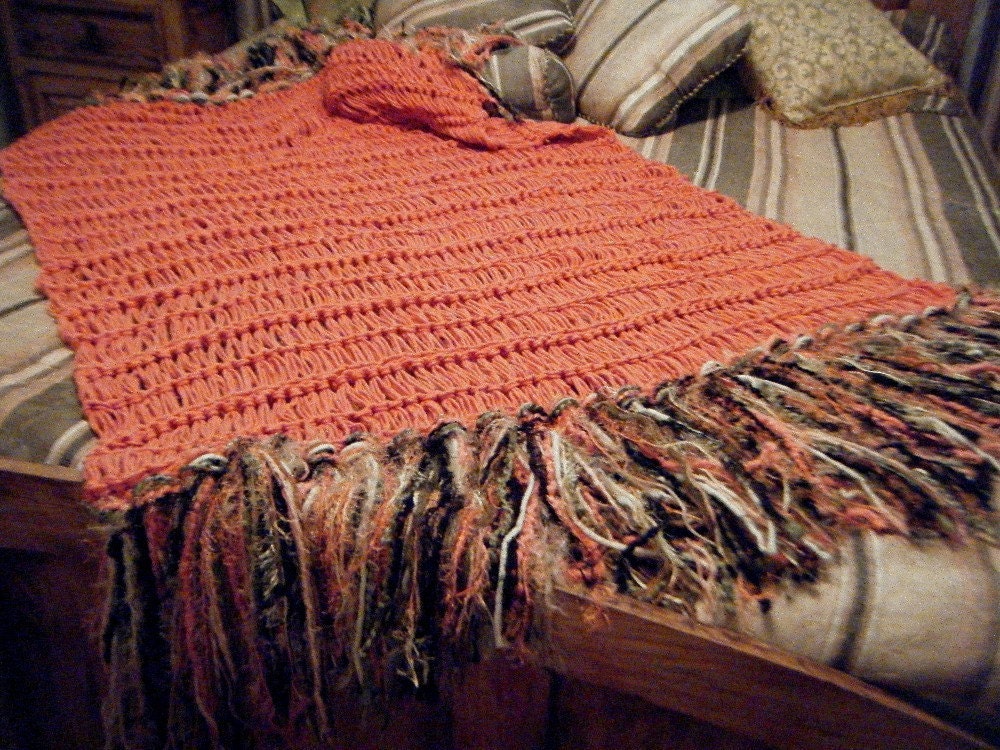 Couples Blanket Just Married or Engagement Gift for Two. Fringe Throw, CHOOSE COLORS. Wedding Present Men