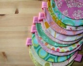 NEW - Scalloped or Pennant Style Fabric Bunting/Garland featuring Amy Butler and Heather Bailey
