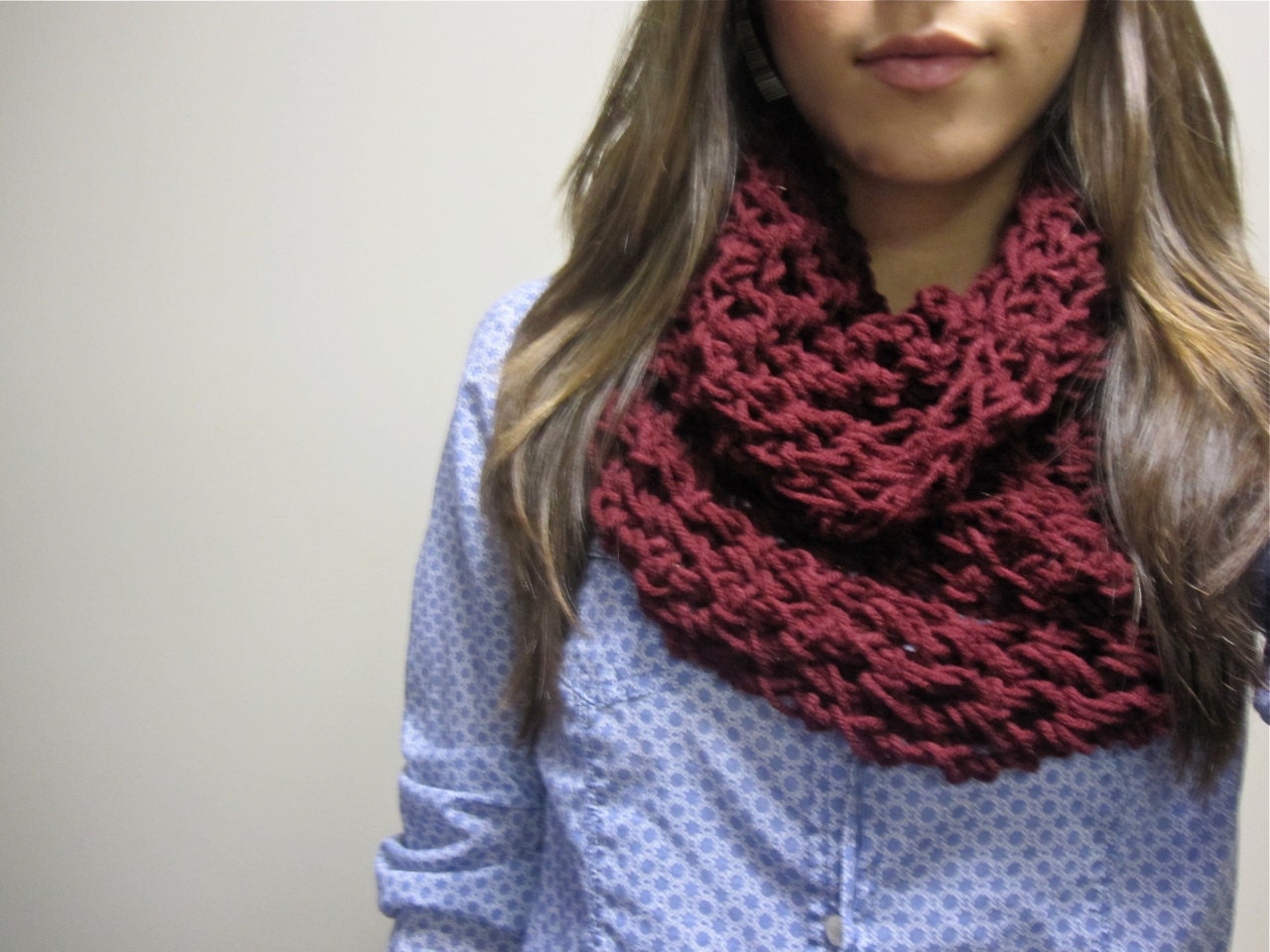 Claret Eternity Scarf