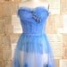 vintage 50s tulle garden gown s
