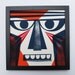 Beast no. 00001, one-of-a-kind screen print, 20 x 20 cm, part of the "Beasts of all Kinds" series, unframed