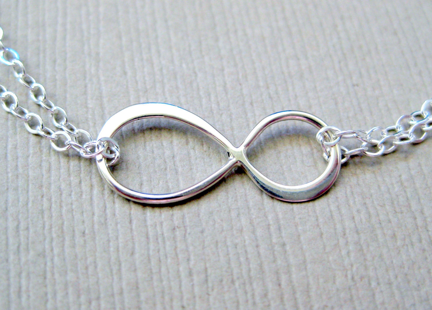 Infinity bracelet, Sterling silver friendship bracelet, Bridesmaid gift, Minimalist bracelet, Wedding jewelry, Bridal bracelet
