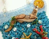 SALE Otter Days of Summer Beaded Wall Decoration