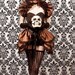 Steampunk Diva BURLESQUE Bustle Skirt ansd Shrug SET goth STEAMPUNK