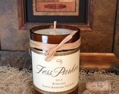 Recycled Wine Bottle Candle