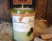 Recycled Wine Bottle Candle