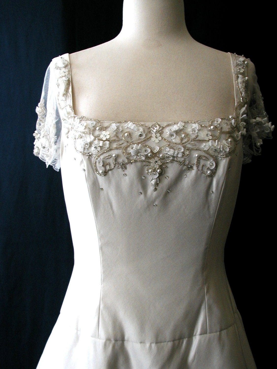Exquisitely designed wedding dress by Givenchy
