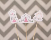 Camping Cupcake Toppers