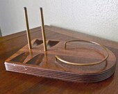 Mid Century Walnut Dresser Valet