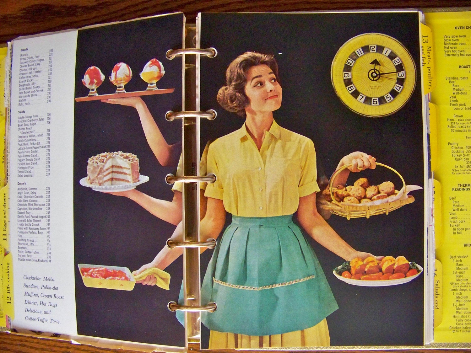Vintage Better Homes and Gardens Cookbook Gold Souvenir Edition Fall 1964