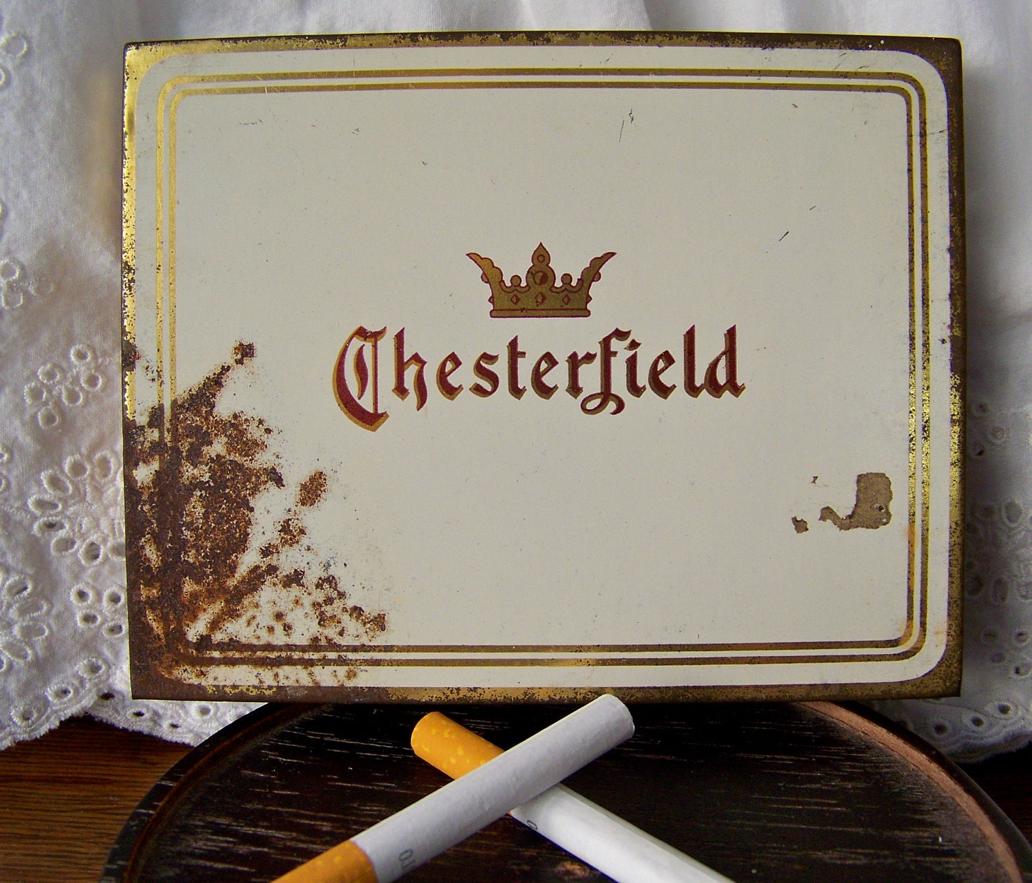 Vintage Chesterfield Cigarette Tin