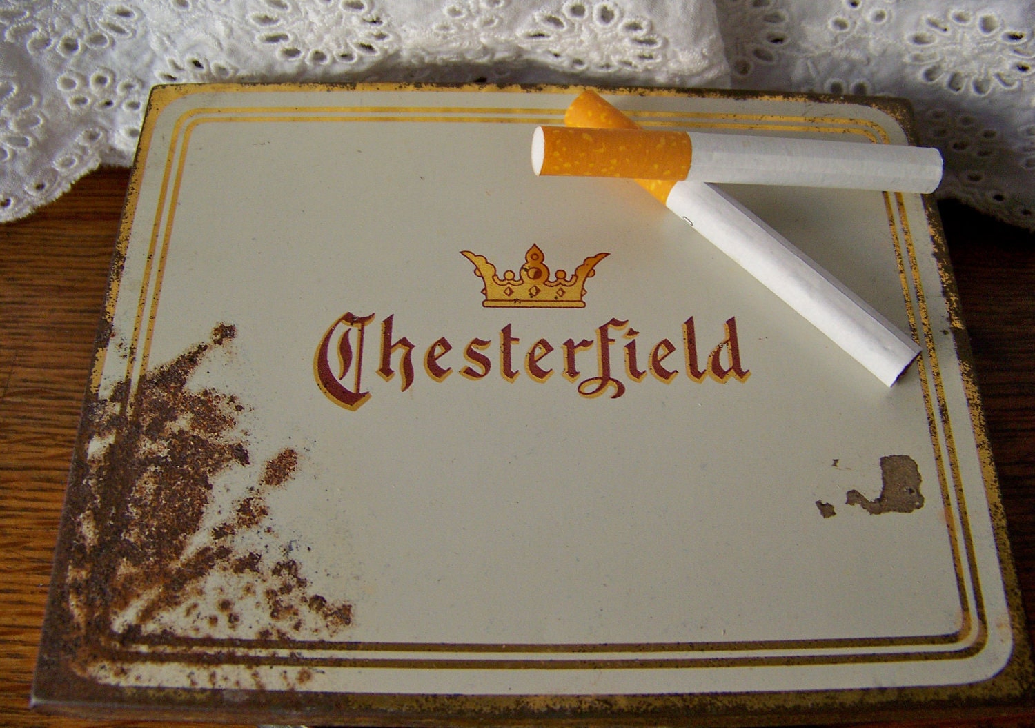 Vintage Chesterfield Cigarette Tin