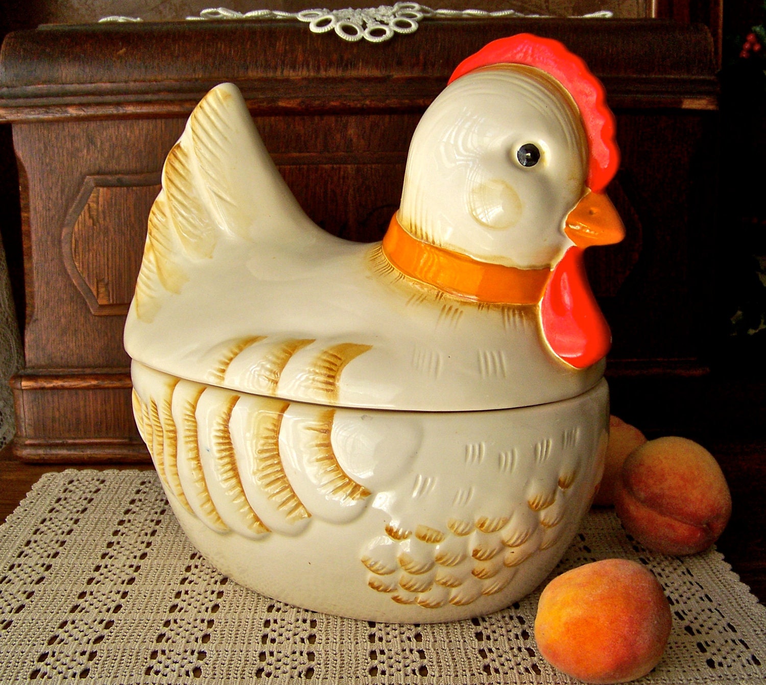 Vintage Hen Cookie Jar
