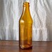 Vintage Amber Pectin Measuring Bottle
