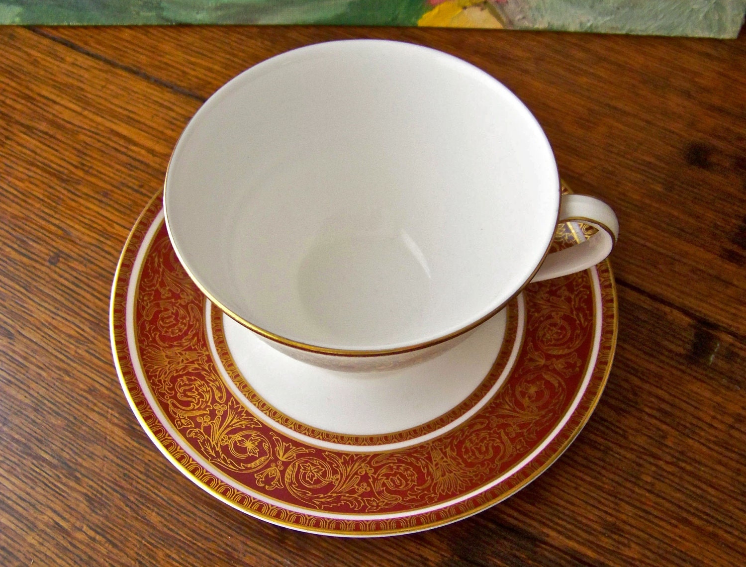 Vintage Teacup and Saucer Royal Doulton