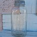 Vintage Ball Perfect Mason Square Ribbed Jar