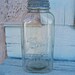 Vintage Ball Perfect Mason Square Ribbed Jar