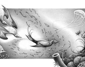 Print from my book 'Five' (Sea)