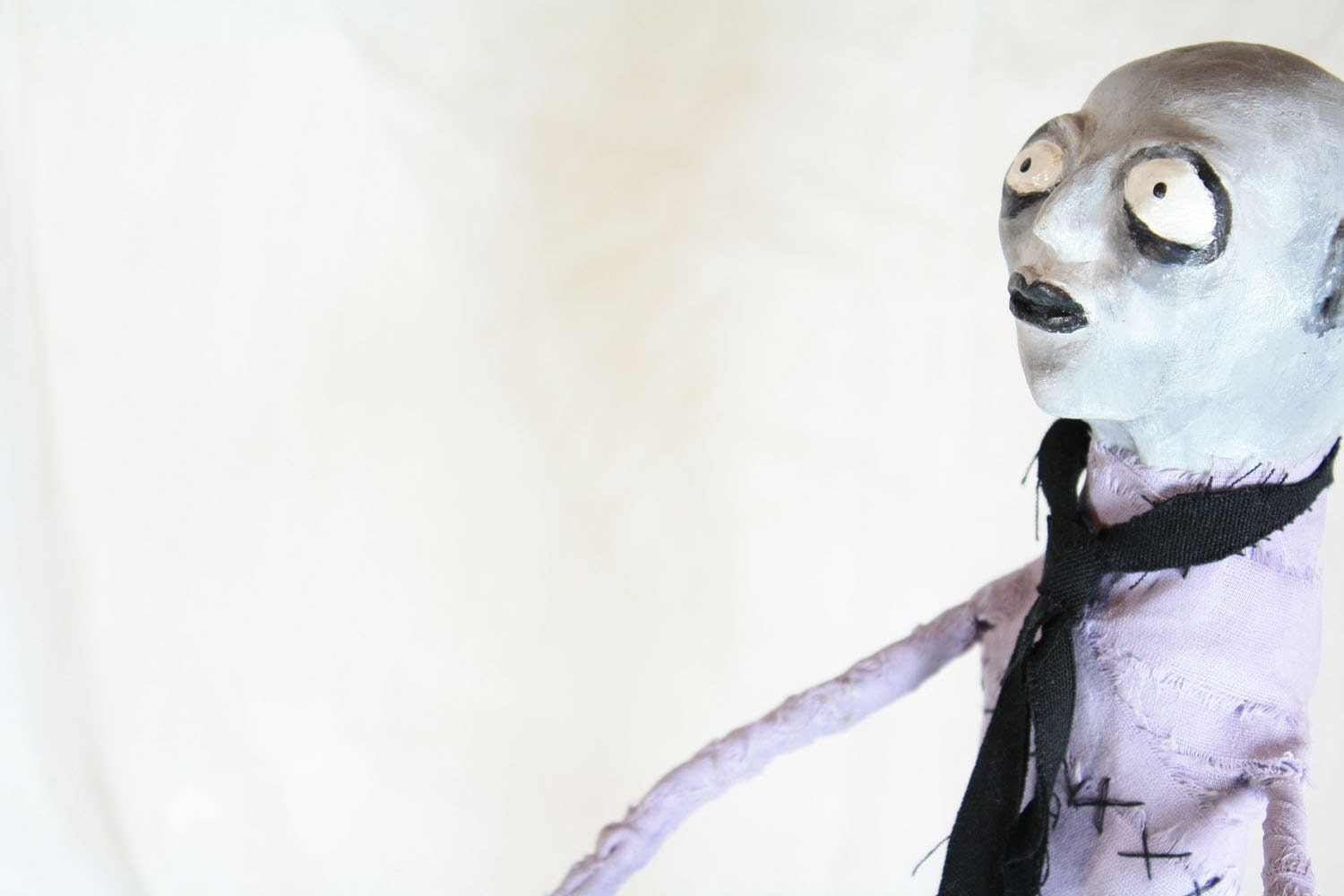Zombie Doll - Ivan the Coffee Zombie Handmade Art Doll -  Free Shipping