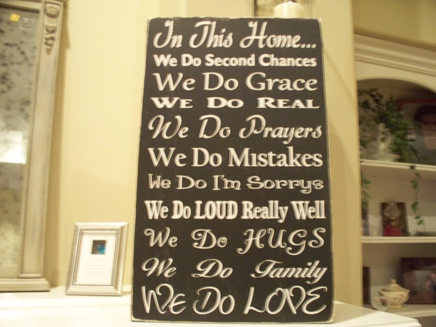 Black and White family Subway sign .Great Chritmas Gift... You CHooSe Your colors:)