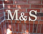 Customizable Typography Nude Ready to Paint Mr & Mrs Wedding Photo Prop 8 inch