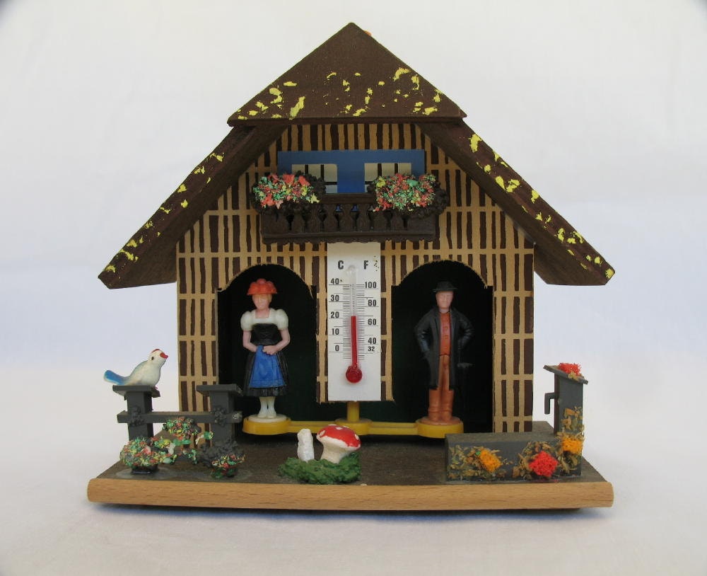 Vintage Toggili Western Germany Weather House